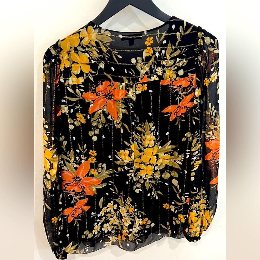 Joie Floral Blouse.  Size L